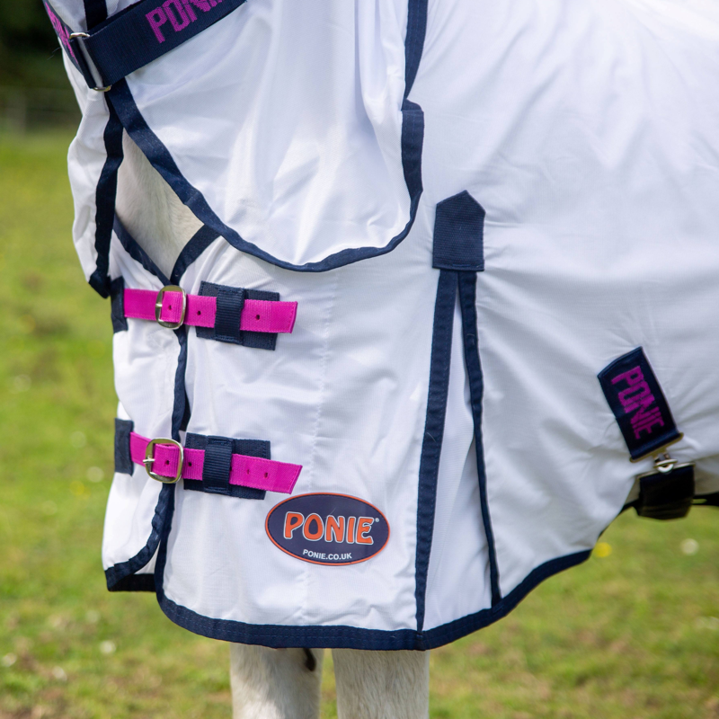Gallop PONIE Essentials Combo Fly Rug in White-4